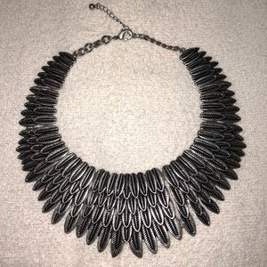Silver Feather necklace